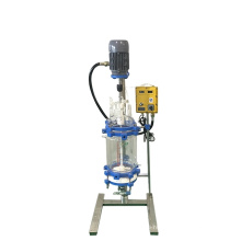 2L Laboratory vacuum chemical glass mixing jacketed reactor